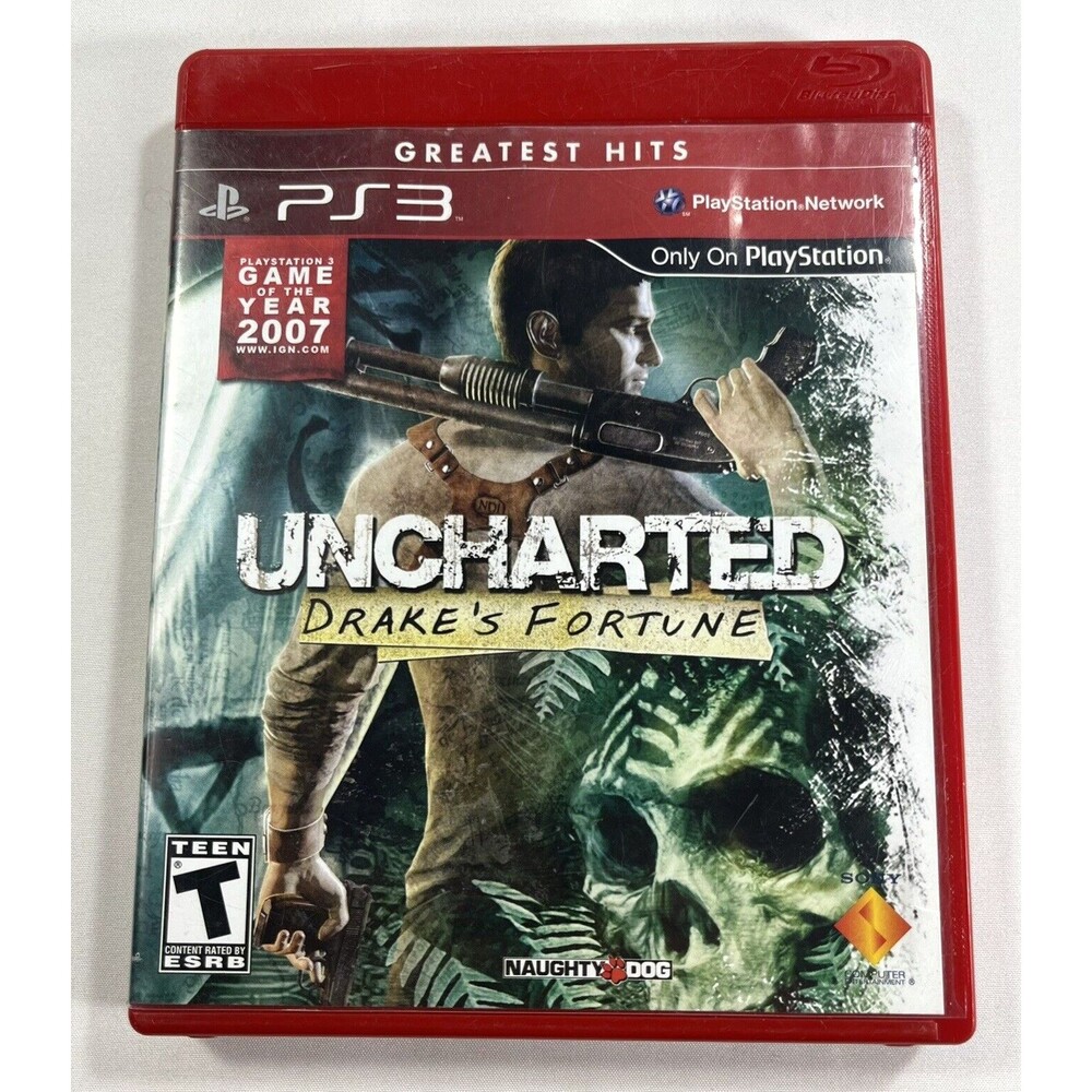 Uncharted Drake's Fortune PlayStation 3 PS3 Greatest Hits Tested